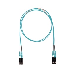 PANDUIT FX23LSNSNSNM008 Jumper de Fibra Optica Multimodo 50/125 OM3 SC-SC Duplex LSZH (Cero Halogenos) Color Aqua 8 Metros (26.25 Pies)