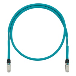 PANDUIT ISTPH6X10MTL Patch Cord Cat6A de Grado Industrial 600V Blindado SF/UTP Calibre 26 AWG Color Aqua 10 Metros