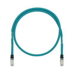 PANDUIT ISTPHCH20MTL Patch Cord Cat5e de Grado Industrial 600V Blindado SF/UTP Calibre 24 AWG Color Aqua 20 Metros (65.62 Pies)