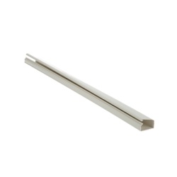 PANDUIT LD10IW10-A Canaleta LD10 de PVC rigido con cinta adhesiva para instalacion sin herramientas de 38.4 x 24 x 3048 mm Color Blanco Mate