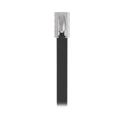 PANDUIT MLTFC6S-CP316 Cincho Pan-Steel? de Acero Inoxidable 316 de 521mm largo x 4.6mm ancho Color Negro Exterior Resistente a Rayos UV Paquete de 100pz