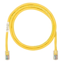 PANDUIT NK5EPC3YLY Cable de Parcheo UTP Categoria 5e con Plug Modular en Cada Extremo - 1 Metro (3.28 Pies) - Amarillo