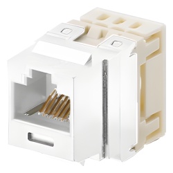 PANDUIT NKP5E88MIW Conector Jack Estilo 110 (de Impacto) Tipo Keystone Categoria 5e de 8 Posiciones y 8 Cables Color Blanco Mate
