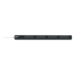 PANDUIT P16B07M PDU Basico para Distribucion de Energia Enchufe de Entrada NEMA 5-20P Con 16 Contactos NEMA 5-20R de Instalacion Vertical 20 Amp 120 Vca