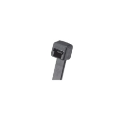 PANDUIT PLT3IC0 Cincho de Nylon 6.6 Color Negro 290 mm largo x 3.7mm ancho seccion transversal intermedia Paquete de 100 piezas