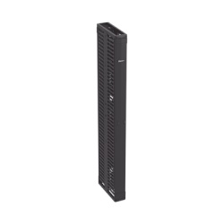 PANDUIT PR2VD06 Organizador Vertical PatchRunner? Doble (Frontal y Posterior) Para Rack Abierto de 45 Unidades 6in de Ancho Color Negro