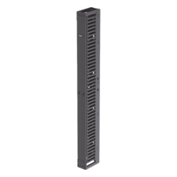 PANDUIT PR2VFD06 Organizador Vertical PatchRunner? Sencillo (Solo Frontal) Para Rack Abierto de 45 Unidades 6 in de Ancho Color Negro
