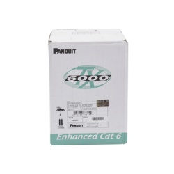 PANDUIT PUC6004IG-FE Bobina de Cable UTP 305 Metros (1000 Pies) de Cobre TX6000? PanNet Reelex Gris Internacional Categoria 6 Mejorado (23 AWG) PVC (CM) de 4 Pares