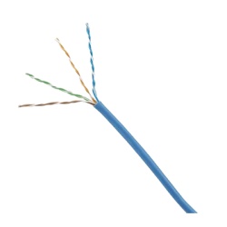 PANDUIT PUP5C04BU-F Bobina de Cable UTP 305 Metros (1000 Pies) de Cobre TX5e PanNet Azul Categoria 5e 24 AWG CMP (Plenum) de 4 Pares