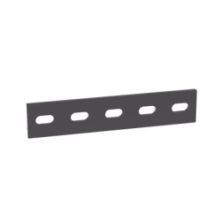 PANDUIT PWBSPL5BL Kit de 12 Piezas de Barra de Empalme de 5 Orificios Para Fabricacion de Curvas con Charola Wire Basket en Campo Color Negro