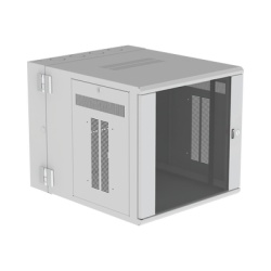 PANDUIT PZWMC1230WH Gabinete PanZone de Montaje en Pared de 19in Puerta con Ventana de Seguridad 12 UR 762mm de Profundidad Color Blanco