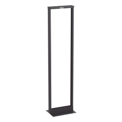 PANDUIT R2P Rack de Dos Postes Estandar de 19 in Rieles Numerados y Roscados #12-24 Fabricado en Aluminio 45 Unidades de Rack Color Negro