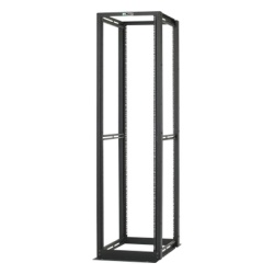 PANDUIT R4P Rack de Cuatro Postes Estandar de 19" Rieles Numerados y Roscados #12-24 Profundidad Maxima de 30 in 45 Unidades de Rack Color Negro