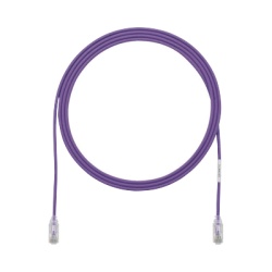 PANDUIT UTP28SP3VL Cable de Parcheo TX6 UTP Cat6 Diametro Reducido (28AWG) Color Violeta 0.91 Metros (3 Pies)