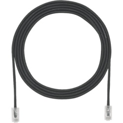 PANDUIT UTP28X15BL Cable de Parcheo UTP Cat6A CM/LSZH Diametro Reducido (28AWG) Color Negro 4.57 Metros (15 Pies)