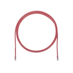 PANDUIT UTP6AX17RD Cable de Parcheo UTP Cat6A 24 AWG CM Color Rojo 5.18 Metros (17 Pies)