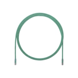 PANDUIT UTP6AX3GR Cable de Parcheo UTP Cat6A 24 AWG CM Color Verde 0.91 Metros (3 Pies)