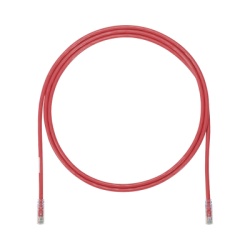 PANDUIT UTP6AX3RD Cable de Parcheo UTP Cat6A 24 AWG CM Color Rojo 0.91 Metros (3 Pies)