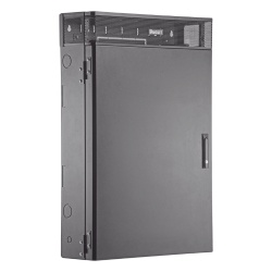 PANDUIT WME3BL Gabinete de Montaje en Pared TrueEdge? Con 3 UR para Equipo Activo y 3 UR para Paneles de Parcheo Fabricado en Acero Color Negro