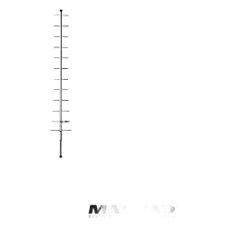 PCTEL MYA-93012 Antena Base Direccional Rango de Frecuencia 896 - 970 MHz
