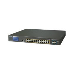 PLANET GS-5220-24UP4X Switch Administrable L3 24 puertos 10/100/1000 Mbps c/Ultra PoE 400 Watts 4 Puertos 10G SFP+