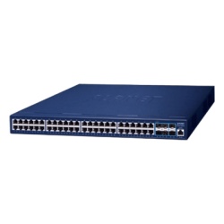PLANET GS-6311-48T6X Switch Gestionado Capa 3 / 48 Puertos Gigabit + 6 Puertos 10G SFP+ / Routing IPv4/IPv6 / NMS Integrado / QoS Avanzado / Seguridad Empresarial