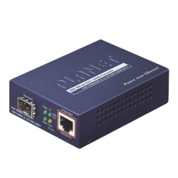 PLANET GTP-805A Convertidor IEEE802.3af/at PoE 10/100/1000Base-T a 100/1000X SFP