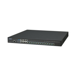 PLANET XGS-6350-12X8TR Switch Administrable Capa 3 12 Puertos SFP de 10G 8 Puertos 10/100/1000T Con Alimentacion Redundante (2 Fuentes de Alimentacion AC).