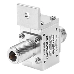 POLYPHASER IS-B50HN-C2 Protector Coaxial RF / 125-1000 MHz / 50 ? / Conectores N Hembra / Ceja Frontal / 500W