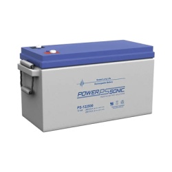 POWER SONIC PS-122500-M8 Bateria 12V 260AH Para Respaldo Tecnologias AGM/VRLA 5 Anos Vida Util Terminales M8 Listada UL