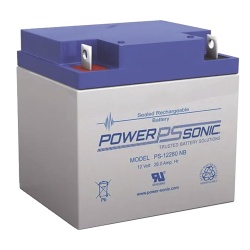 POWER SONIC PS-12280-NB Bateria 12V 28AH Para Respaldo Tecnologias AGM/VRLA 5 Anos Vida Util Terminales NB Reconocida UL