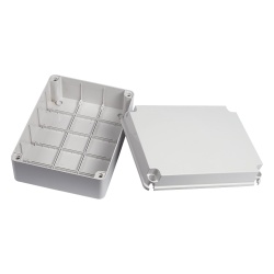 PRECISION PST-1924-E Gabinete de Plastico IP55 (190 X 240 X 95 mm). Proteccion EMI. Para Instalaciones Comerciales Residenciales e Industriales. Incluye Tornilleria para su Tapa.