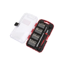 PRECISION PST-H020-02 Juego de 51 Piezas de Desarmador de Precision con Puntas con Extensor (CR-V).