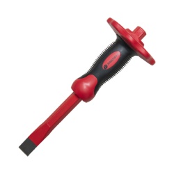 PRECISION PST-H04-003 Cincel de Punta Plana con Proteccion para las Manos de 19x16x250mm