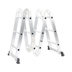 PRECISION PST-H10-003 Escalera Multiposiciones de Aluminio de 3.52 Metros Soporta 150 kg