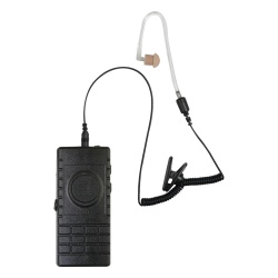 PRYME BTH-300-KIT3 PTT inalambrico (Bluetooth) con tubo acustico tipo bullet para radios Kenwood Serie NX5000 Y NX3000