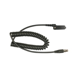 PRYME MCEM-11 Cable para auricular HDS-EMB con atenuacion de ruido para radios Kenwood series 80/ 90/ 140/ 180/ NX200/ 300/ 410 . Compatible con VOX de la serie 180 y NX200