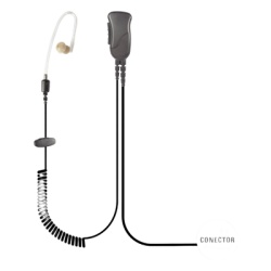 PRYME SPM-3001 MICROFONO DE SOLAPA CON TUBO ACUSTICO P/KENWOOD TK2402/ TK2312/ TK260/ NX240 /NX220/ TKD240.