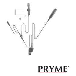 PRYME SPM-3343 Microfono - Audifono de solapa de 3 cables para MOTOROLA EX-500/ 600/ 600XLS/ GL2000/ GP328PLUS/ GP338PLUS/ PRO-5150ELITE. HYT TC-610P/ 780/ 780MPT/ 3600/ 3000/ PT-790.