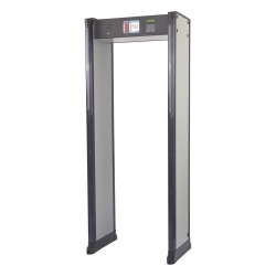 RANGER SECURITY DETECTORS INTELL-26-ZIR Arco Detector de Metales de 6 Zonas con Anclaje para Fijarse al Piso. Incluye Sensor IR para evitar falsas Alarmas / Certificado por la Administracion Federal d