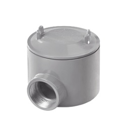 RAWELT GRE-0447 Caja con Tapa Tipo GRE de 1/2" (12.7 mm) / Caja a Prueba de Explosion / Para Areas Peligrosas / Libre de Cobre