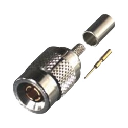 RF INDUSTRIES LTD RF123-7000-B Conector 1.0/ 2.3 Macho de Anillo Plegable para Cables RG-174/U RG-316/U Niquel/ Oro/ Teflon.