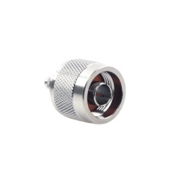 RF INDUSTRIES LTD RFN-1005-C1 Conector N Macho Coaxial de Anillo Plegable para Cable RG-142/U Niquel/ Oro/ Teflon.