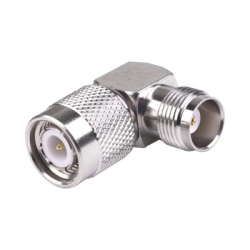 RF INDUSTRIES LTD RFT-1227-LF Adaptador de TNC Macho a TNC Hembra en Angulo Recto RoHs Compliant Niquel/ Oro/ Teflon.