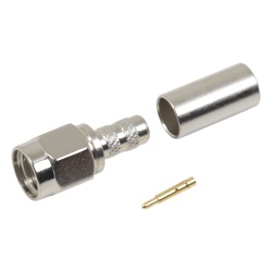 RF INDUSTRIES LTD RSA-3000-C Conector SMA Macho de anillo plegable para cable RG-58/U Niquel / Oro / Teflon.
