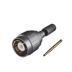 RF INDUSTRIES LTD RSB-301-179 Conector SMB Macho (PIN Hembra) de Anillo Plegable con Concha de Seguridad /RG-179/U Niquel/ Oro/ Teflon.