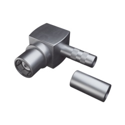 RF INDUSTRIES LTD RSB-4010-1B1 Conector SMB Macho en A/R de Anillo Plegable para RG-316/U Grupo B1 Oro/ Oro/ Teflon.a??