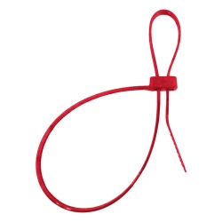 SAFE FIRE DETECTION INC. RG-1113-C Cincho Plastico de doble lazo para sujetar cable de deteccion lineal de temperatura paquete con 100 piezas