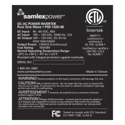 SAMLEX PSR-1200-48 PSR-1200-48 - Img 4