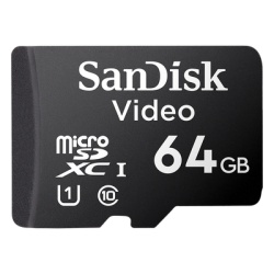 SANDISK SDSDQA5A4064GBP Sandisk Video Ultra SDXC UHS-I/Class 10 MSD SDSDQAS4-064G-BP